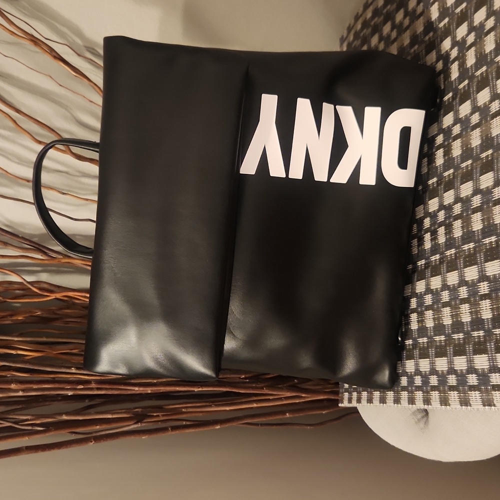 DKNY Tilly Backpack Bag, Black and White